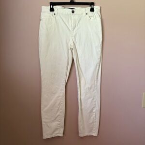 Buffalo David Bitton Ankle Length White Jeans